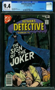 Detective Comics #476 (1978) CGC 9.4 NM