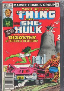Marvel Two-in-One #88 (1982) The Thing