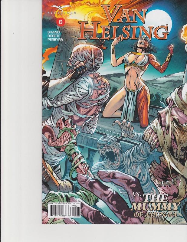 Van Helsing vs The Mummy #6 Cover B Zenescope Comic GFT NM Vitorino