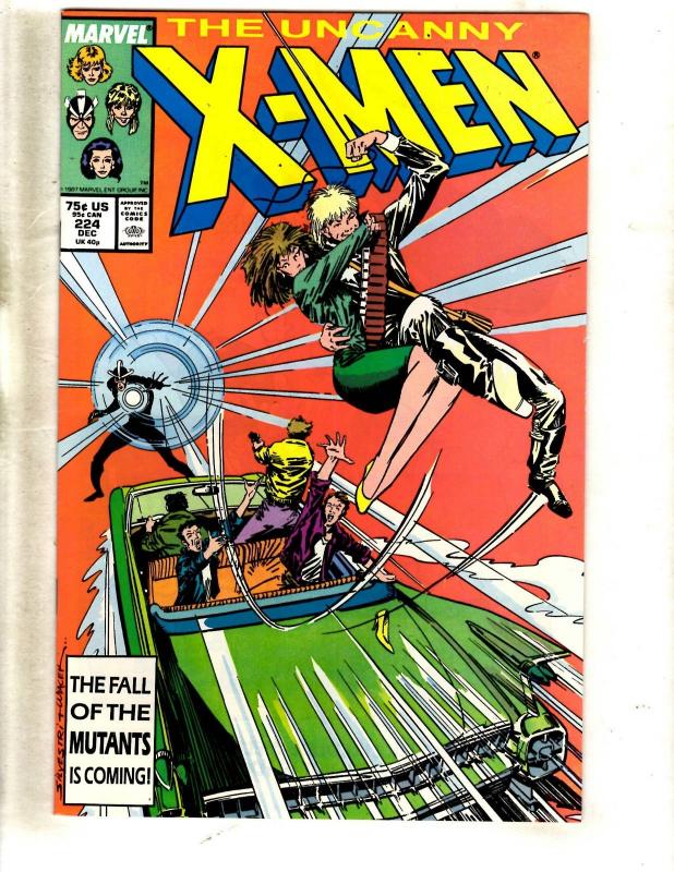 10 Uncanny X-Men Marvel Comic Books # 223 224 225 227 229 231 232 234 235 JF15