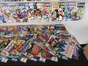 Huge Lot 210+ Comics W/ Thor, Iron Man, Spider-Man, +More! Avg FN/VF Condition!