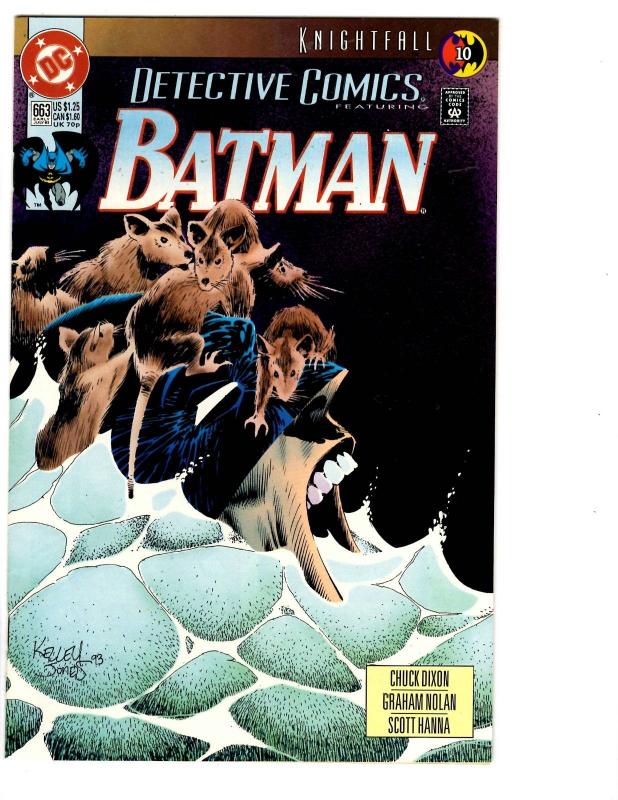 6 Detective Comics DC Comics # 660 661 662 663 664 665 Batman Robin Bane BH27