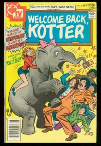 WELCOME BACK KOTTER #6 1977-JOHN TRAVOLTA TV-ELEPHANT FN