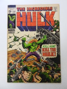 The Incredible Hulk #120 (1969) VG condition