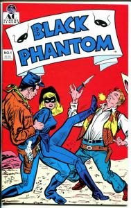 Black Phantom #1 1989-AC-1st issue-reprints Golden Age western-Frank Bolle-VF/NM