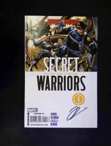 Secret Warriors #4  MARVEL Comics 2009 VF+  Signed
