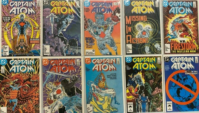 Captain Atom lot from:#1-57 + Annuals 20 different books 8.0 VF (1987 to 1991)