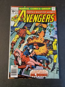 AVENGERS #156 8.0 VF UNPRESSED MARVEL BRONZE COMIC DR. DOOM COVER 