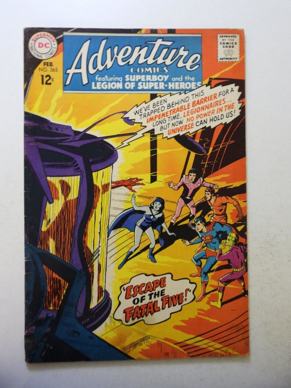 Adventure Comics #365 (1968) VG/FN Condition