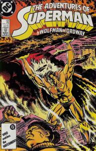 Adventures of Superman #432 VF; DC | save on shipping - details inside