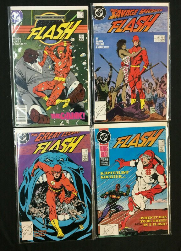 THE FLASH 35 ISSUE RUN #1-34, PLUS #0 (1987 SERIES) VF-NM 