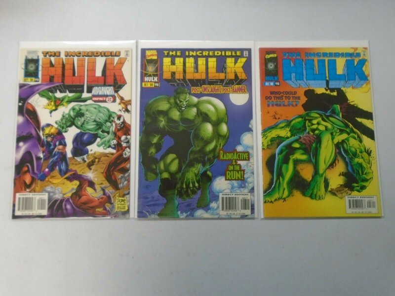 Incredible Hulk lot 43 different from #401-448 avg 8.0 VF (1993-96 1st Series)