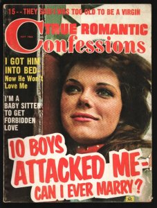 True Romantic Confessions 7/1966--10 Boys Attacked Me-Spicy-Scandal-exploit...