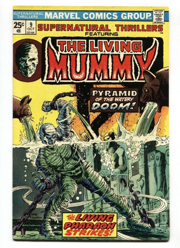 SUPERNATURAL THRILLERS #9-LIVING MUMMY-MARVEL HORROR-VF