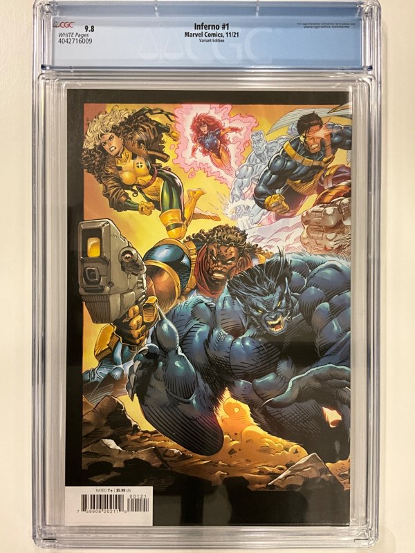 Inferno #1 Capullo Cover CGC 9.8