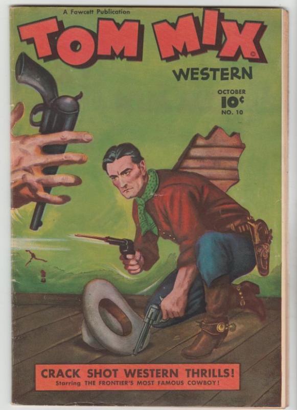 Tom Mix Western #10 strict FN/VF 7.0 High-Grade  Giant Golden Age Collection