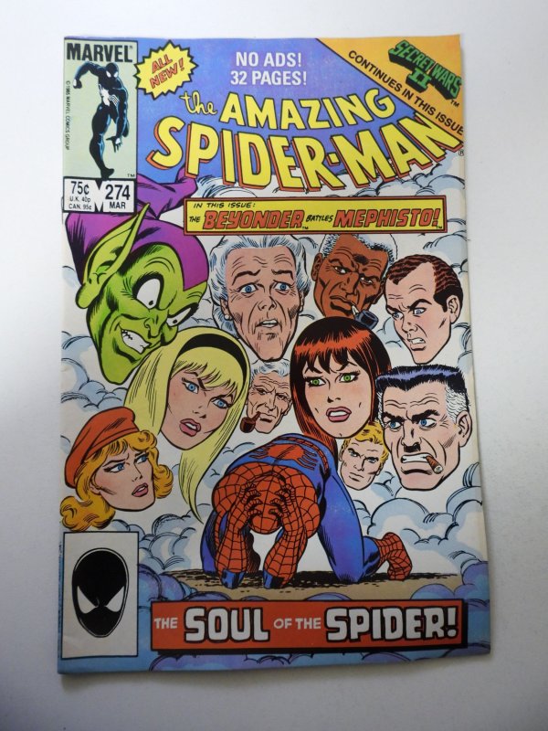 The Amazing Spider-Man #274 (1986) FN+ Condition