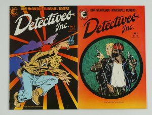 Detectives, Inc #1-2 VF/NM complete series - don mcgregor - marshall rogers