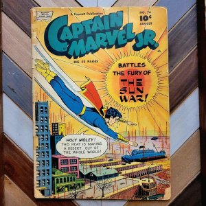 CAPTAIN MARVEL JR #76 G/VG (Fawcett 1949) PRE-CODE 10-cent Schaffenberger Binder