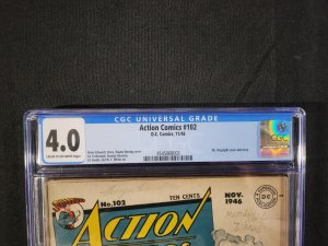Action Comics #102 - George Roussos Art (CGC 4.0) 1946