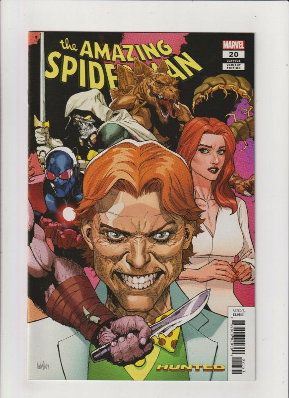 Amazing Spider-man #20 NM- 9.2 Marvel Comics 2019 The Hunted, Kraven,Arcade app.