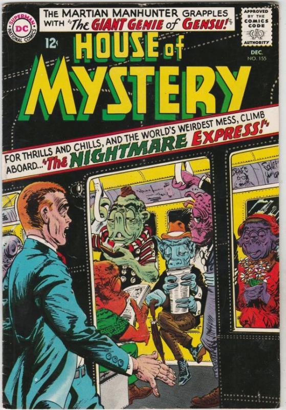 House of Mystery #155 (Dec-65) FN/VF+ High-Grade Martian Manhunter