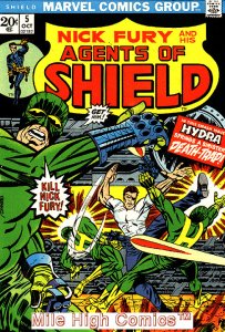 SHIELD   (1973 Series)  (MARVEL)(NICK FURY & HIS AGENTS) #5 Fine Comics