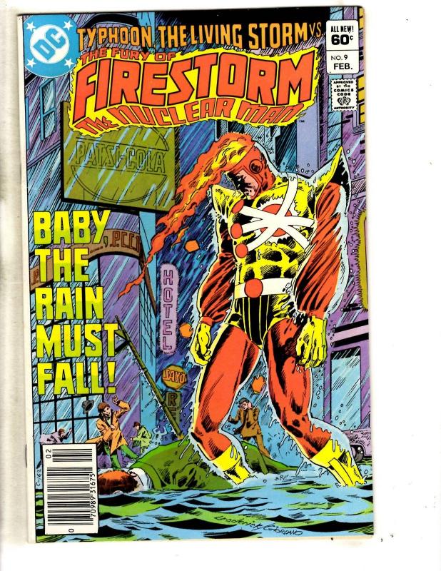 Lot Of 7 Firestorm The Nuclear Man DC Comic Books # 4 5 6 7 8 9 10 Batman CR22