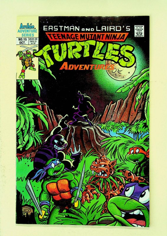 Teenage Mutant Ninja Turtles Adventures #15 (Oct 1990, Archie) - Near Mint