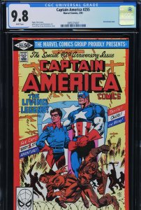CAPTAIN AMERICA #255 - CGC-9.8, WP - Miller - Byrne - Highest graded!