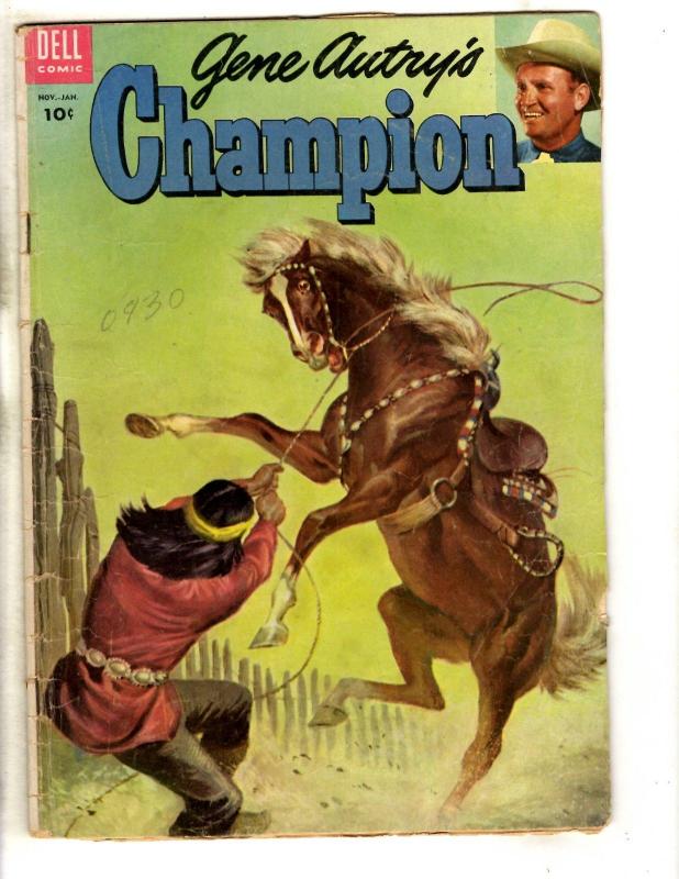 Gene Autry's Champion # 16 VG Dell Golden Age Comic Book 1955 Horse Western JL18