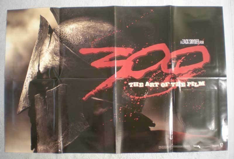 300 - ART OF THE FILM Promo Poster, Frank Miller, Unused, more in our store