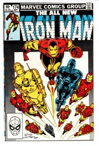 Iron Man #174 - Classic Armors Cover - 1983 - (-NM) 