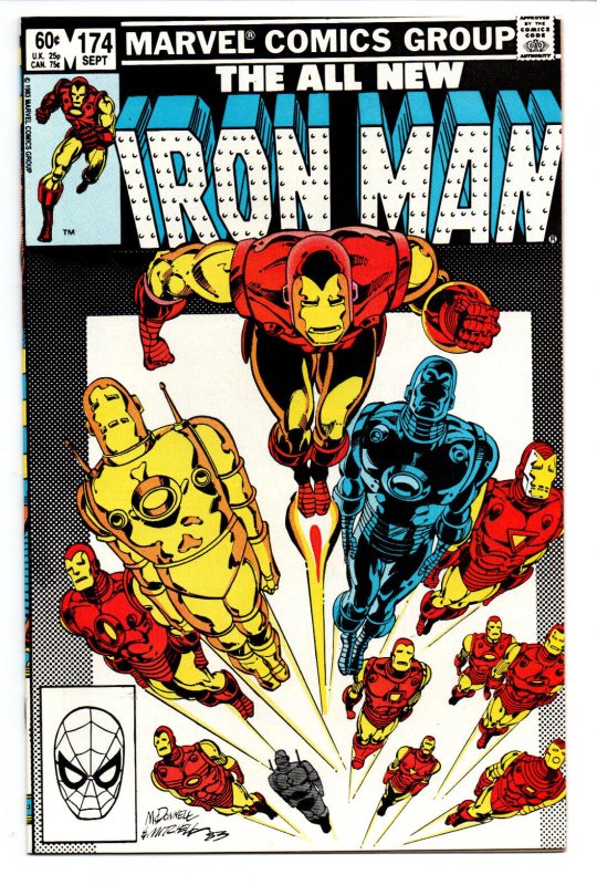 Iron Man #174 - Classic Armors Cover - 1983 - (-NM) 