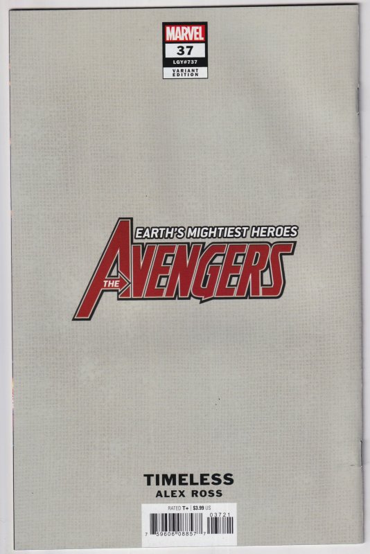 Avengers #37 Ross Cover (2020)