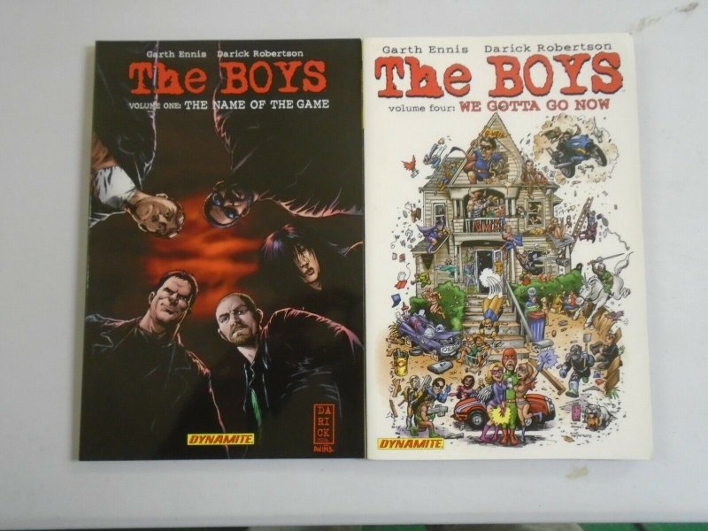 The Boys TPB #1+4 SC (2007 Dynamite)