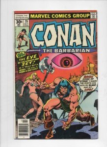 CONAN the BARBARIAN #77 78 79 VG, Buscema, Chan, Howard, 1970 1977, Red Sonja  