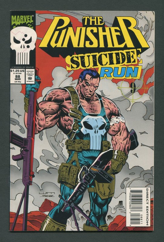Punisher #88 / 8.5 VFN+  Newsstand  March 1994
