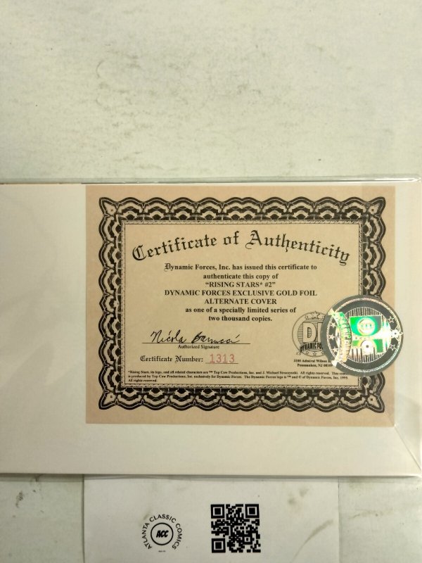 Rising Stars #1 VF-NM Top Cow Image Comic Book 22 TJ76