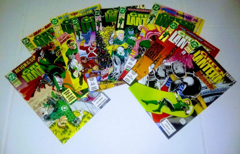 Green Lantern comic book lot of (9) DC Comics - see more comic lots! ID#011