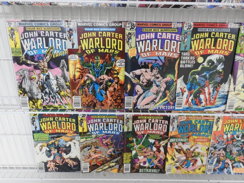 John Carter, Warlord of Mars #'s 1-28 Complete!!! Avg FN/VF Condition!