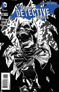 Detective Comics (2nd Series) #26A VF/NM ; DC | New 52 Batman 1:25 Variant B&W