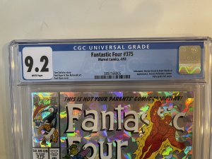 Fantastic Four #375 CGC 9.2 (1993) - Holo-grafx foil cover
