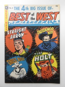 Best of the West #4 (1952) W/Ghost Rider, Tim Holt+ Beautiful Fine/VF Condition!