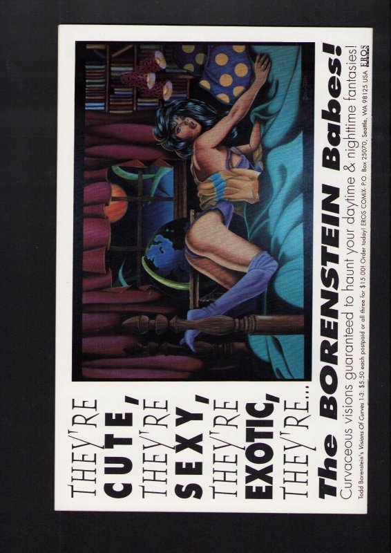 Eye Candy #1 - TODD BORENSTEIN BLACK+WHITE PIN UPS! (9.0/9.2) 1995