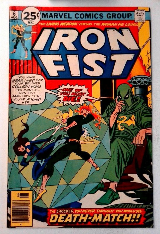 Iron Fist #6 Marvel 1976 VG/FN Bronze Age Comic Book 1st Print