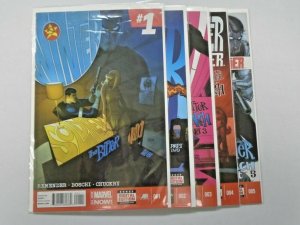 Winter Soldier Bitter March set #1-5 8.0 VF (2014)