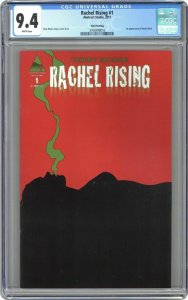 Rachel Rising #1 Abstract 2011 CGC 9.4 NM RARE 3rd Print Terry Moore Red Cover