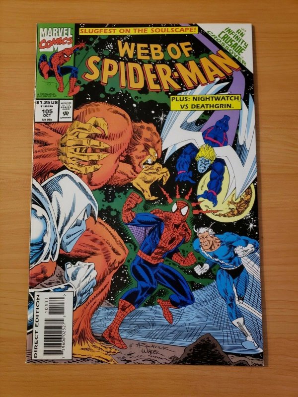 Web of Spider-Man #105 ~ NEAR MINT NM ~ (1993 Marvel Comics)  