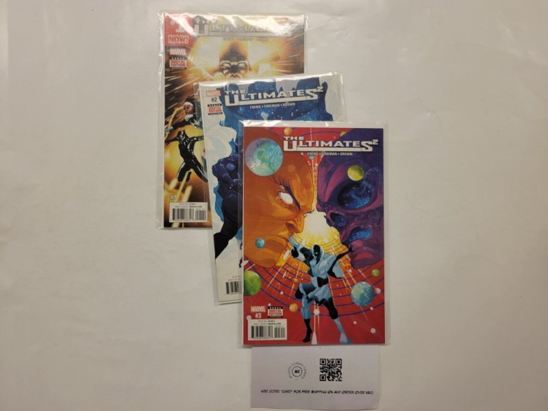 3 The Ultimates 2 Marvel Comic Books #1 2 3 73 RC41